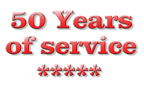 years of service